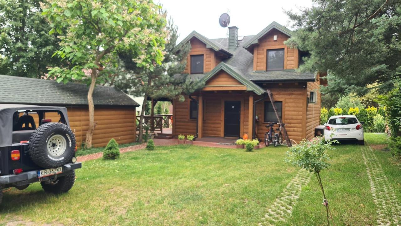 Zaciszny Dom Z Plaza Nad Jeziorem Chancza Villa Rakow  Luaran gambar